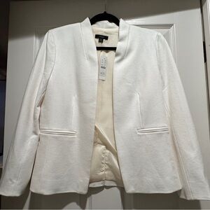 J. Crew Cream Fitted Blazer